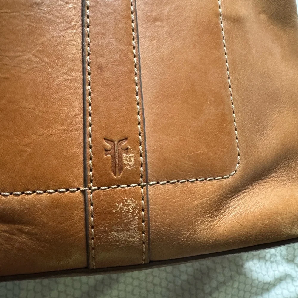 Frye Tan Leather Shoulder Bag - Picture 4 of 8